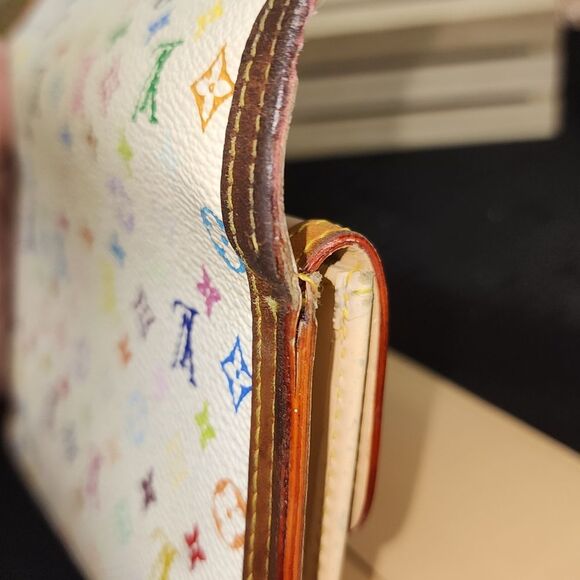 Authentic Louis Vuitton Monogram Multicolor Porte Tresor International Wallet - Picture 16 of 16
